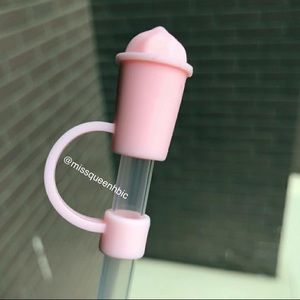 🌸Pink Frappuccino Straw Topper🌸